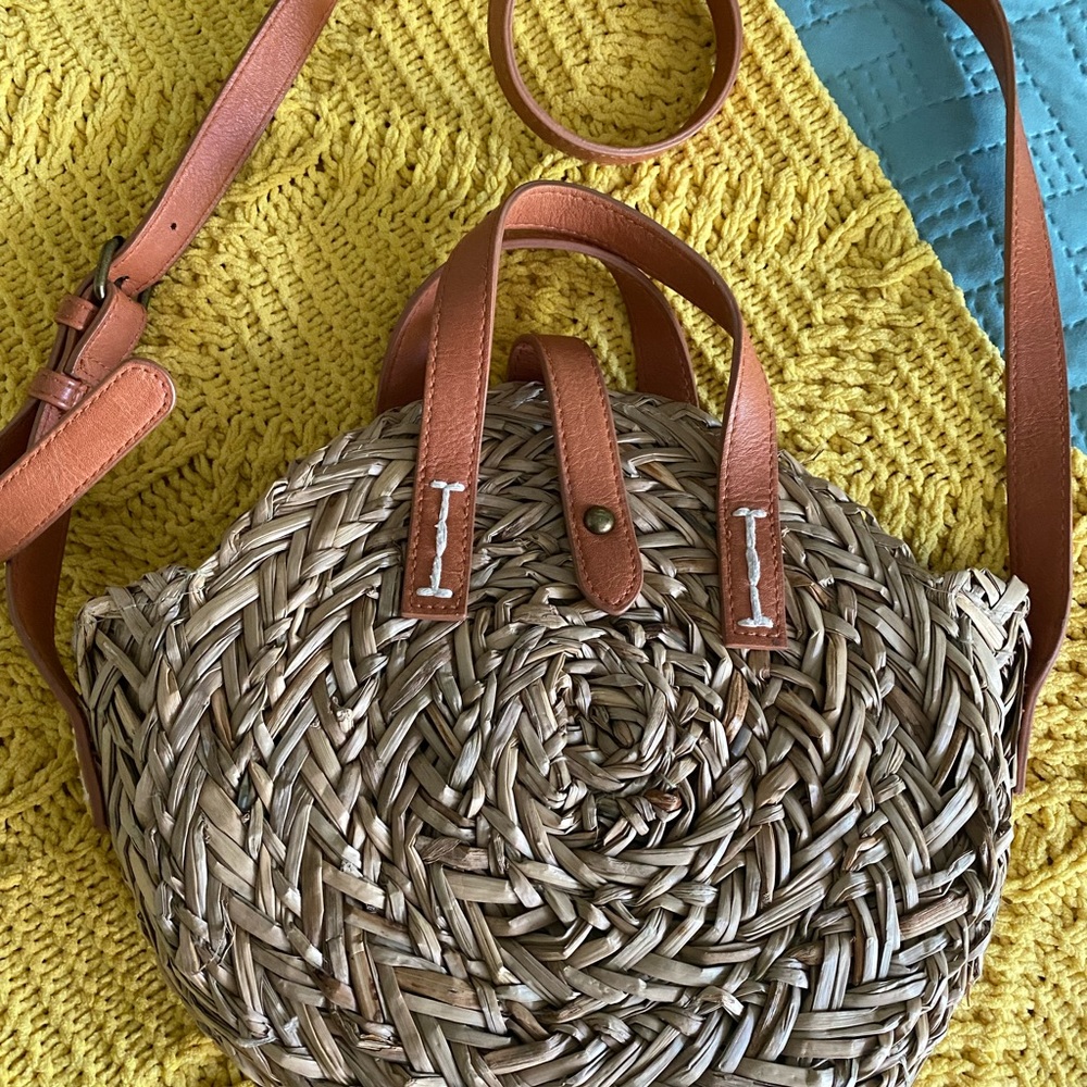 Universal Thread Goods Straw Handbag - image 2